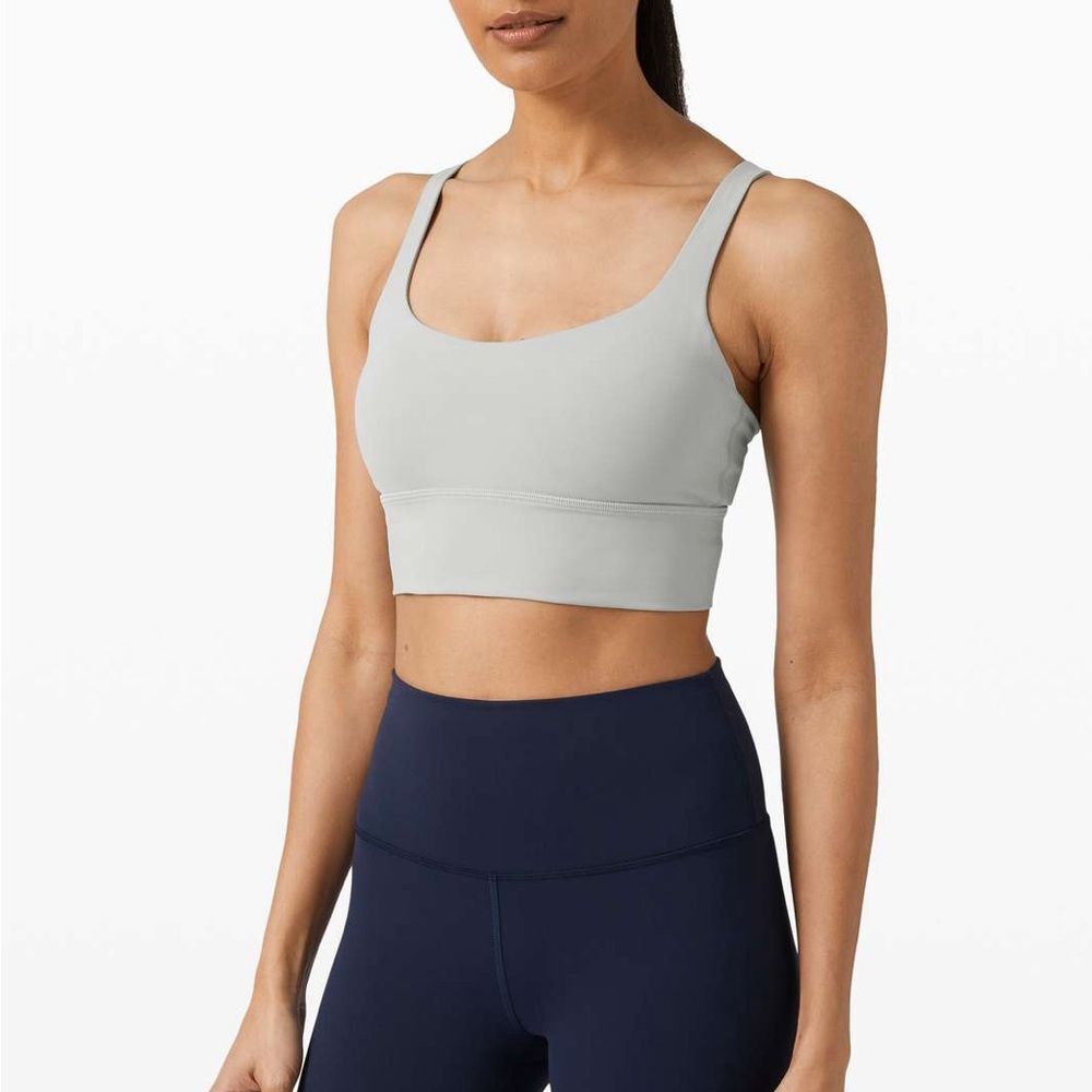 LULULEMON Free To Be Bra Long Line Sports Bra in Sage Green